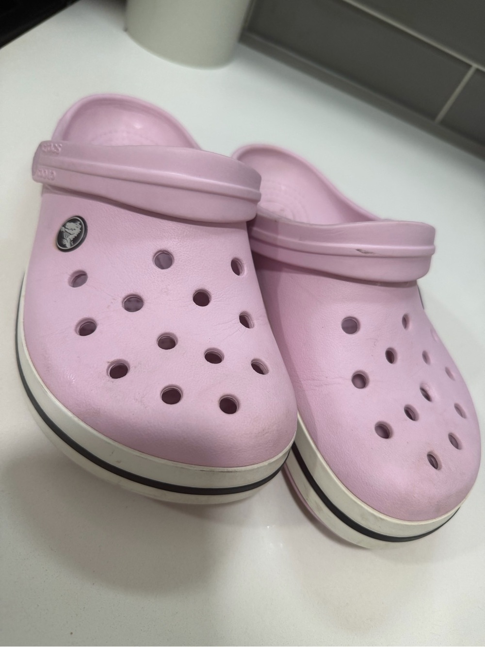 CROCS Kids Pink Classic Clog size 6